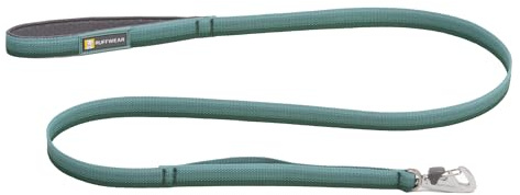 Ruffwear, Front Range Dog Leash, 5 ft Lead with Padded Handle for Everyday Walking, River Rock Green