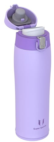 Super Sparrow Trinkflasche Edelstahl 18/8 - Trinkbecher - 500ml - BPA-Frei, Auslaufsicher Thermobecher, Trinkflaschen für Sport, Unterwegs, Schule, Outdoor, Büro, Zuhause
