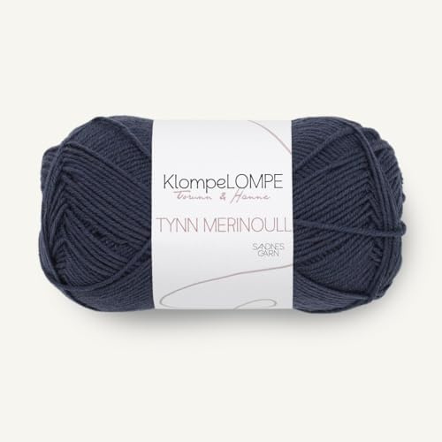SANDNES GARN Klompelompe Tynn Merinoull - Farbe: Marine (6081) - 50 g/ca. 175 m Wolle