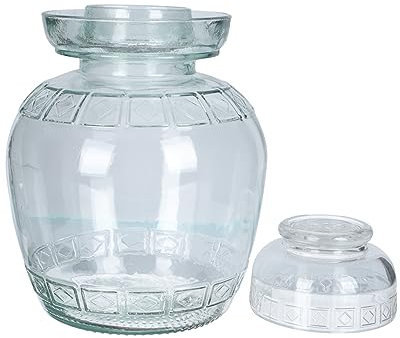 ABOOFAN 1 Satz Kimchi-Altar fermentierender Gemüsetopf Vorratsdosen aus Glas mit Deckel lagercontainer vorratsbehälter frischhaltedosen eingelegter Gemüsetopf Gurkenglas