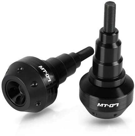 Motorräder Rahmen Protector Schieber Für Yamaha MT07 MT-07 TRACER 7 700 GT 7GT 700GT TRACER7GT TRACER700GT 2015 2016 2017 2018 2019-2023 Sturzpads Crash-Schutz Sturzschutz ( Color : Black MT07 logo )