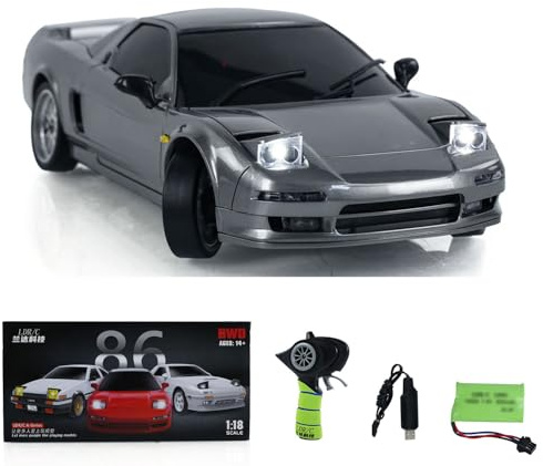 wheelfun 1/18 RWD RC Rennfahrzeug Drift Auto 4x2 Elektrische Fahrzeuge Modell Kreisel LDRC LD1803 für Erwachsene