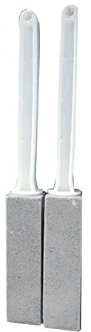 2 Pieces Stone Toilet Cleaner, Stone Toilet Cleaner, Pumice Stone Toilet Cleaner Brush with Long Handle for Cleaning Bathroom and Kitchen