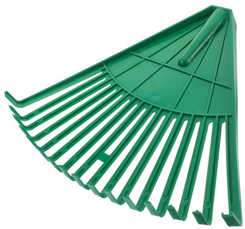 Laubbesen for den Garten: Kunststoff-Rechenkopf, Strauchbesen, Werkzeug for Entfernen von lockerer Erde, Rechenkopf, Ersatz-Grasbesen, Rasenbesen, Grasreinigungsbesen for den Bauernhof, Gartenarbeit,