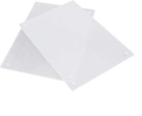 Gdfnmogo Acryl-Kartenrahmen, magnetischer Posterständer, klarer, freistehender doppelseitiger Bilderrahmen, magnetischer Sammelkarten-Display-Rahmen, Desktop-Display (15 x 21 cm)