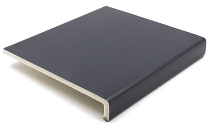 9mm uPVC Fascia Capping Board (5m) - 225mm, Anthracite Grey (Smooth)