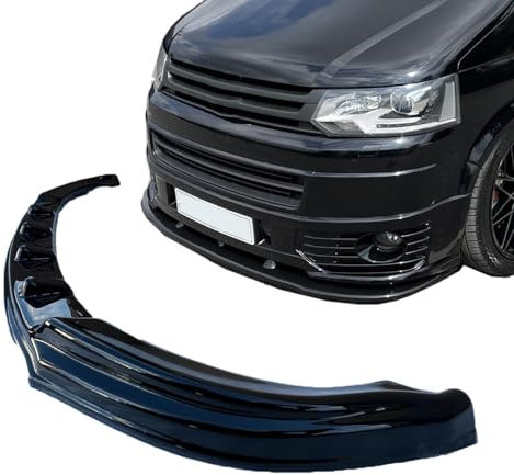 yaohaishao Auto Frontlippe Frontspoiler für VW Transporter T5.1 Facelift 2010-2015, Frontstoßstangen Lippenkörper Autoteile Autoantikollisionsschutz