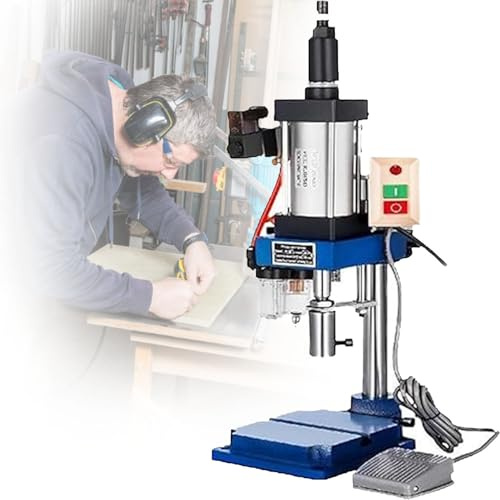 GBHJJ Pressa Punzonatrice Pneumatica Verticale, Pressione 200 kg, 0,4-0,8 Mpa, Pressa Punzonatrice Pneumatica Industriale per Piegatura, Rivettatura e Formatura per Estrusione Efficienti