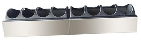 ShengQuanHao Comedero para Pollos, Recipiente para Alimento de Aves de Corral, Fácil de Limpiar, Tapa Extraíble, Dispensador de Alimento para Pollos Y Palomas, 40x11x4.5cm