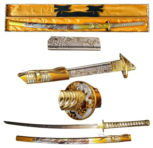 57 SPECIAL REPLICAS Katana Schwert Scharf Echt Metall Drachen Profi 104 cm