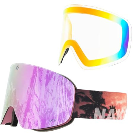 NAKED Optics TROOP EVO Palms (lente púrpura), con lente para mal tiempo