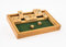 pandoo Klappbrett aus Bambus | Shut The Box, Green Games, Gesellschaftsspiel, Trinkspiel | Würfelspiel für jung und alt | Super auch als Geschenk geeignet