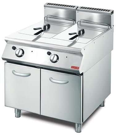 Friteuse à Gaz 850 mm - 2 x 13 L - Gastro M