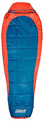 Coleman Sleeping Bag | Kompact 25°F Mummy Sleeping Bag, Tiger Lily