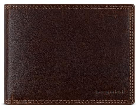 bugatti Savona Herren Geldbörse aus echtem Büffelleder, Portemonnaie mit RFID-Schutz