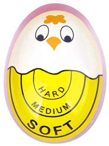 Lasubst Color Changing Egg Timer for Boiling Eggs, Yellow
