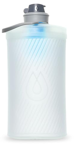 FLUX 1,5 L, genomskinlig flexibel behållare med filter
