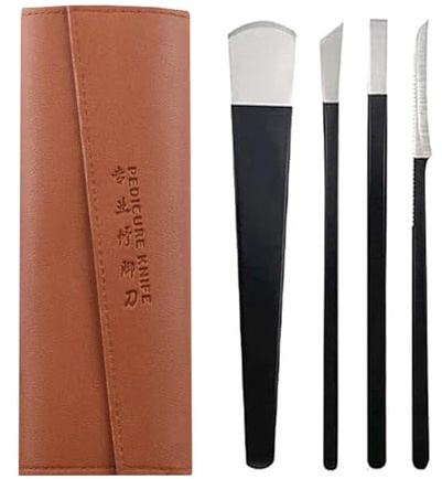 Professional Pedicure Knife Set Callus Knife for Feet Ingrown Toenail Knives Foot Care Tools Dead Skin Removal Nail Scraper File