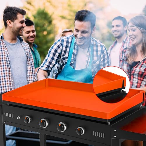 WSARZAHE Silikon-Grillmatte, 91,4 cm, magnetische Schutzhülle für Blackstone Grillplatte, strapazierfähiges lebensmittelechtes Silikon, leicht zu reinigen, faltbar, wiederverwendbar