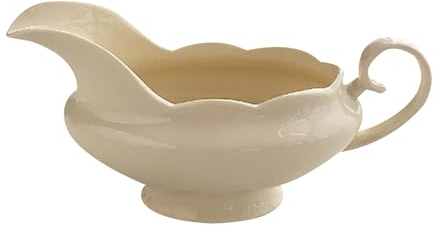 Saucière blanche Saucière polyvalente for Steak occidental, saucière de grande capacité for Halloween, Thanksgiving, cuisine de noël Sauce crème