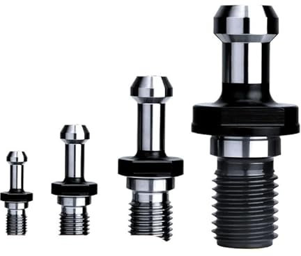 1pc trou traversant tirer clou BT30 BT40 BT50 haute précision NC tirer clou BT outil poignée tirer clou 45 ° 60 ° tirer clou(5PCS,BT50-90)