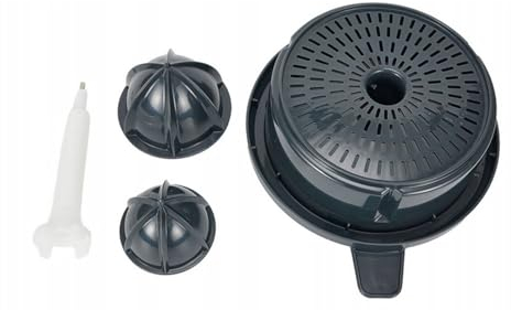 Shienfir Pratico spremiagrumi accessori sostenibili 4 pezzi set manuale per Bimby Tm5/tm6 Uso lavabile in lavastoviglie Facile da installare Sostituzione grigio