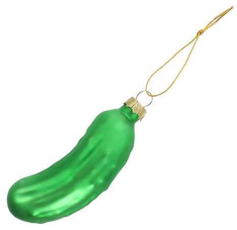 Cabilock Weihnachten Gurke 4 Gurke Anhänger Dekorative Grüne Kugeln Weihnachtsbedarf Partyzubehör Kinder Weihnachtsdeko Cute Decor Hängendes Weihnachtsbaum Hängende Dekoration