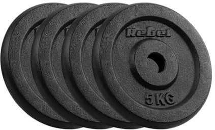 Rebel Lastengarnitur Gusseisen 4x5kg Bohrung 31mm Teller Classic RBA-2128