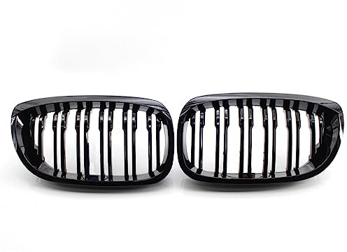 ZSGHJA Gril Course Pare-Chocs Avant Gril Rein Voiture pour BMW E46 Coupé 325Ci 2003-2006 Remplacement