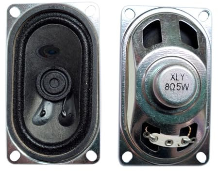 TianqqYongyong 1 paio di altoparlanti da 5 W, mini altoparlante completo, 8 ohm, per cassa audio multimediale (40 x 70 mm)