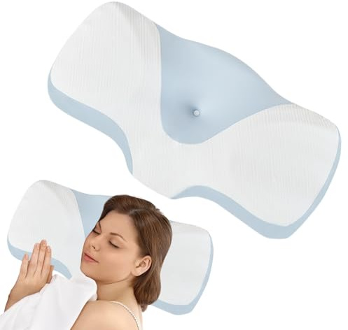 Ergonómico para Almohada - Almohada ortopédica de espuma viscoelástica | Apoya el acolchado con comodidad, almohada, almohada ergonómica ortopédica para dormir de lado y estómago