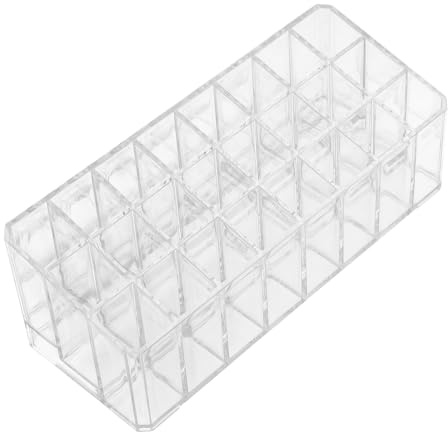 CLISPEED Présentoir Transparent pour Rouges à Lèvres avec Rangement Escalier Organiseur Cosmétique Polyvalent pour Maquillage et Salle de Bain Support Compact pour Produits de Beauté sur