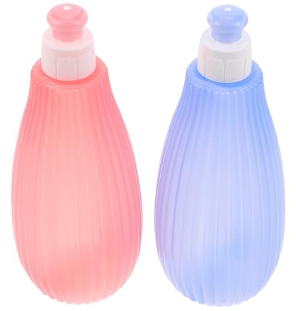 RORPOIR 2 Stück-pack Tragbare Bidet Sprühflasche für Babys 350ml aus Pp Material Sanfte Intimreinigung Einfach zu Bedienen für Eltern und Kinder Beim Reisen und Outdoor Einsatz