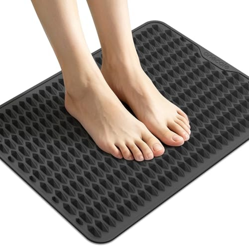 ONECOLE Acupressure Mat for Foot Massage, Silicone Foot Reflexology Mat