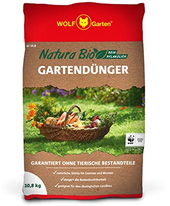WOLF Garten - Natura Bio - Gartendünger - NG 10,8 für 160 m², braun, 80 x 60 x 111 cm, 3734755