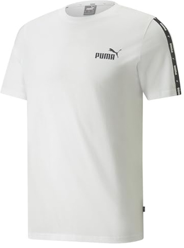PUMA ESS+ Tape Tee,Puma Weiß,XL