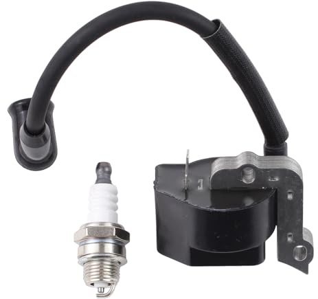 Zündspule Zündkerze Zündmodul Zündspulenmodul Motor Zündung Spule Modul für Stihl FS 38 FS45 FS55 FS 55 HS 45 FS46 FC55 HL45 KM 55 FS38 FS 45 HS45 Rasenmäher Freischneider Heckenscheren Trimmer