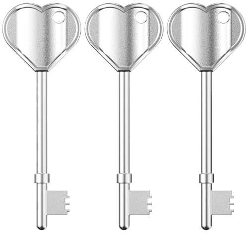 Upgraded Radar Key for UK Disabled Toilet 3Pcs, Mellbree Zinc Alloy Toilet Key for UK Disabled Toilets