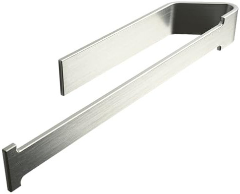 Designfactory Hamburg Kitchen Roll Holder | Self-adhesive Paper Towel Holder | Kitchen Roll Holder Under Cabinet without Drilling | modern design | Silver Grey