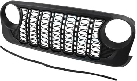 SQOFJDF Gril Avant Calandre Avant en Maille pour Jeep pour Wrangler JK 2007-2017, Mise à Niveau vers JL 2024 Front Grill Grille
