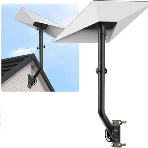 Yangers halterung wand rohr Kit für Starlink Gen 3 Standard V3 Dish, 360° Voll verstellbare Halterung smontage mit langer Verlängerungsstange pipe mount base rohradapter Externe Wandbefestigung Anker