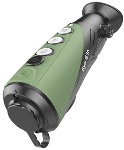YFDGD Caméra Faune Sauvage Caméra Thermique for œil de Chasse Vision Nocturne pointeur extérieur Patrouille d'observation WiFi imageur étanche Fiable Précise(Eye E3n-Holder)