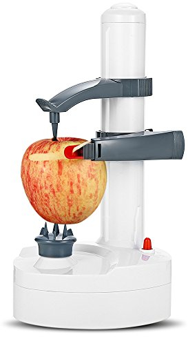 Policía Automático Eléctrico, Patata Pelador Vegetal Manzana Fruta Automática Giratoria Cortador Pelado Máquina Cocina Peeling Herramienta Eléctrica