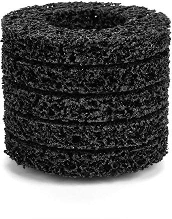 Dischi CSD,5PCS Disco Abrasivi 100mm per Pulizia Smerigliatrice Angolare,Dischi in Tessuto di Nylon per Smerigliatrice Angolare