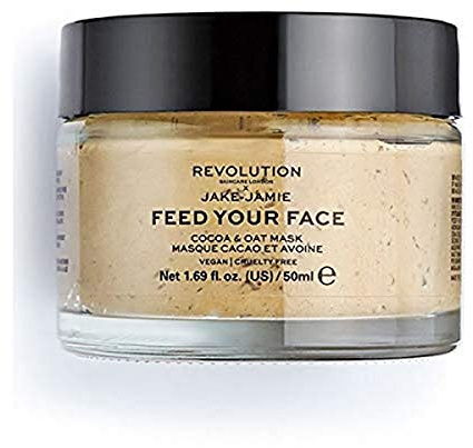 Revolution Beauty London Skincare, Jake Jamie Cocoa andamp; Oats Moisturising Face Mask, 50ml
