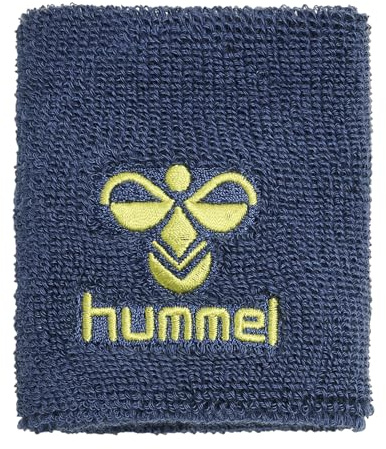 Hummel, Old School SMALL Wristband, Dark Denim-Lime Punch, One Size