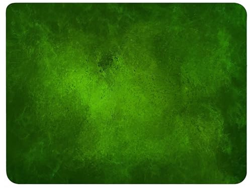 Silent Monsters Tappetino Mouse 36 x 25 cm, Verde, Bordo tagliato al laser, Durevoli, antiscivolo e silenzioso, gioco, ufficio, casa, lavabile, arrotolabile, Tappetini per il Gaming Mousepad
