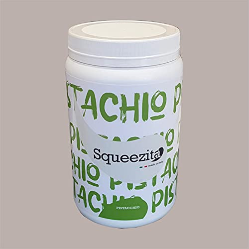 Crema Spalmabile per farcitura gusto Pistacchio Squeezita, 2 Kg, Lucgel