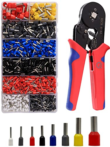 Quadrios Aderenhülsen-Set 1200 St with Crimpzange