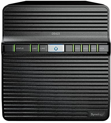 Synology DS423 32TB 4 Bay Desktop NAS Solution installed with 4 x 8TB HAT5300 Drives